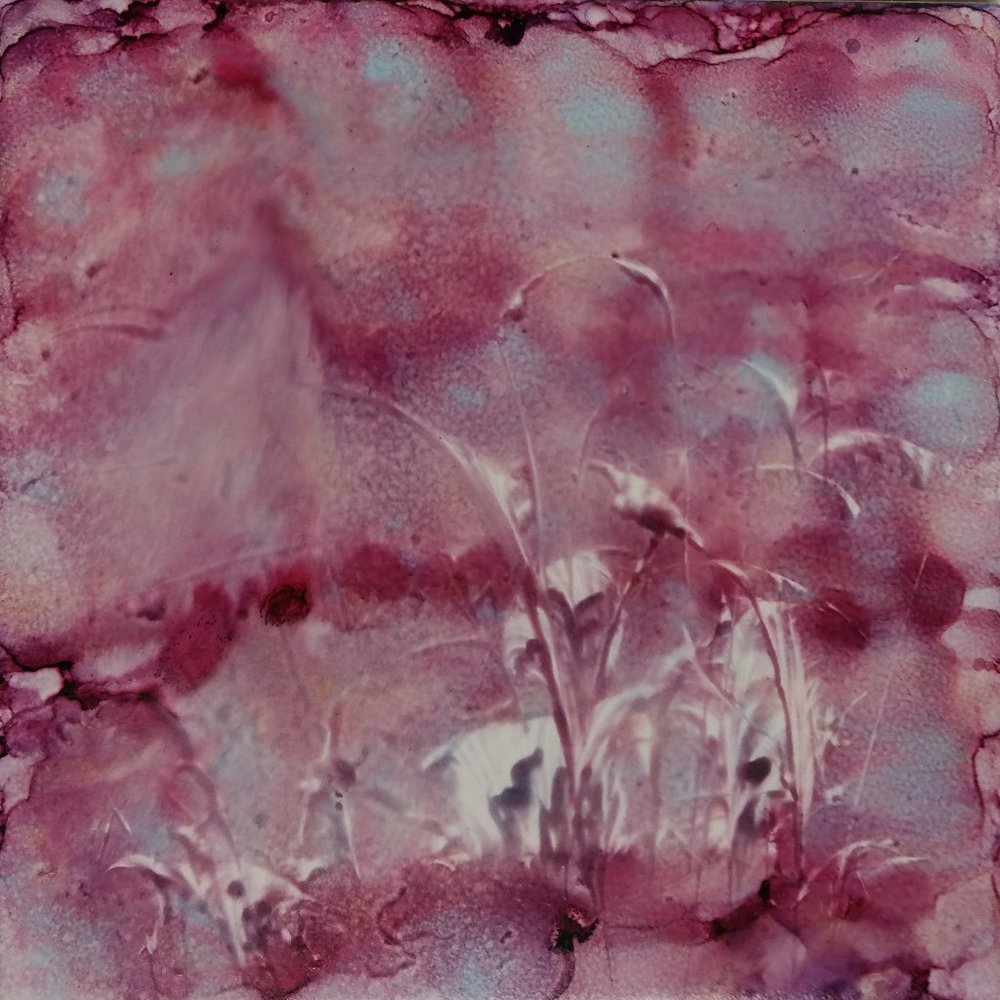 NWT 4 Coasters & Trivet Set 5 Handmade Jewels of the Style OOAK Unique (Wine)